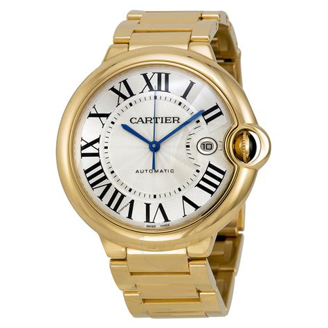 cartier watches gold|cartier 18k gold watch price.